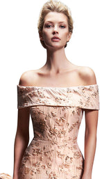 2 of 2 Nicole Bakti 6878 Dress Blush