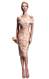 1 of 2 Nicole Bakti 6878 Dress Blush