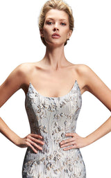 2 of 2 Nicole Bakti 6880 Dress Blush