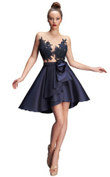 1 of 2 Nicole Bakti 6889 Dress Navy