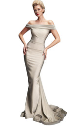 1 of 4 Nicole Bakti 6890 Dress Silver