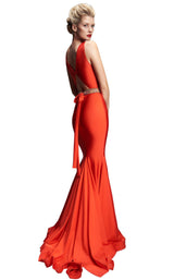 2 of 4 Nicole Bakti 6894 Dress Red
