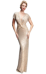 1 of 2 Nicole Bakti 6896 Dress Silver