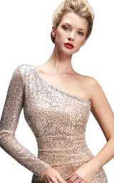 3 of 4 Nicole Bakti 6901 Dress Silver