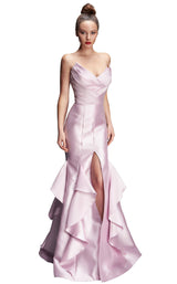 1 of 2 Nicole Bakti 6905 Dress Lavender