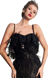 3 of 4 Nicole Bakti 6925 Dress Black