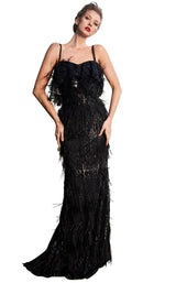 1 of 4 Nicole Bakti 6925 Dress Black