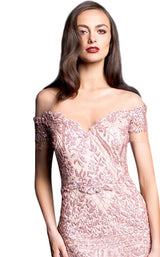 2 of 2 Nicole Bakti 6933 Dress Blush