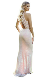 2 of 4 Nicole Bakti 6967 Dress Coral