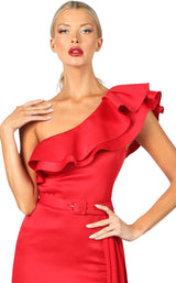 4 of 4 Nicole Bakti 6978 Dress Red