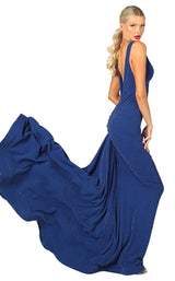 2 of 4 Nicole Bakti 6985 Dress Royal