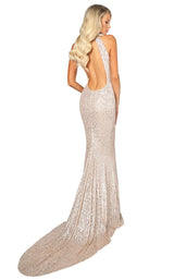 2 of 4 Nicole Bakti 6998 Dress Silver