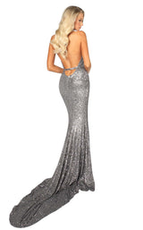 2 of 4 Nicole Bakti 6999 Dress Gunmetal-Grey