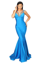 1 of 8 Nicole Bakti 7020 Dress Turquoise