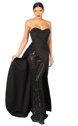 1 of 2 Nicole Bakti 7030 Dress Black