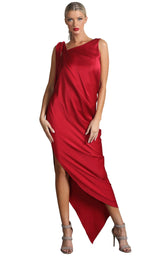 1 of 4 Nicole Bakti 7034 Dress Ruby-Red