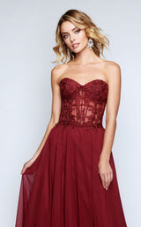 4 of 6 Nina Canacci 2194 Burgandy