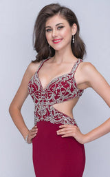 5 of 6 Nina Canacci 2237 Burgundy