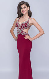 2 of 6 Nina Canacci 2237 Burgundy