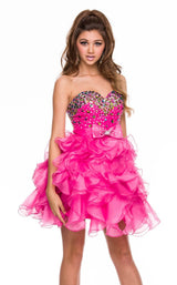 1 of 16 Nox Anabel 2853 Dress Fuchsia