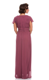 4 of 5 Nox Anabel 5054 Dress Rose-Wood