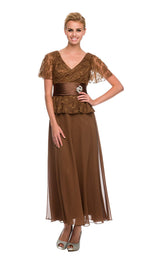 1 of 6 Nox Anabel 5062 Dress Brown