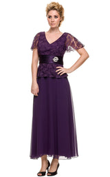 2 of 6 Nox Anabel 5062 Dress Plum