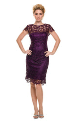 3 of 20 Nox Anabel 5064 Dress Eggplant