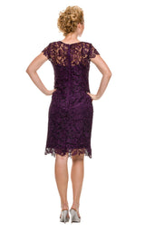 14 of 20 Nox Anabel 5064 Dress Eggplant