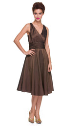 1 of 6 Nox Anabel 5068 Dress Brown