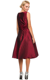 5 of 6 Nox Anabel 5068 Dress Burgundy