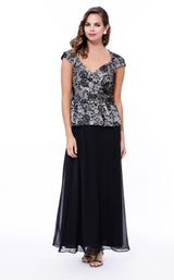 1 of 3 Nox Anabel 5102 Dress Black-Silver