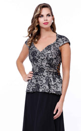 2 of 3 Nox Anabel 5102 Dress Black-Silver