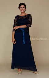 1 of 2 Nox Anabel 5116 Dress Navy-Blue