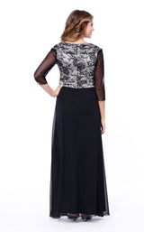3 of 4 Nox Anabel 5126 Dress Black-Silver