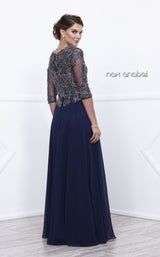 4 of 4 Nox Anabel 5144 Dress Navy-Blue