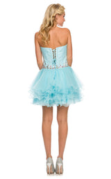 3 of 3 Nox Anabel 6007 Dress Aqua-Blue