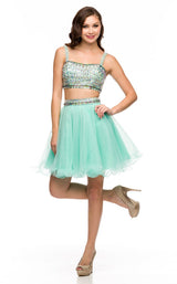 2 of 3 Nox Anabel 6031 Dress Mint-Green