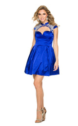 1 of 4 Nox Anabel 6051 Dress Royal-Blue