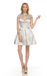 2 of 4 Nox Anabel 6051 Dress Silver