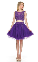 2 of 4 Nox Anabel 6058 Dress Purple