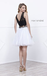 2 of 2 Nox Anabel 6224 Dress White-Black