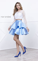 1 of 8 Nox Anabel 6290 Dress White-Ice-Blue