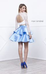 8 of 8 Nox Anabel 6290 Dress White-Ice-Blue