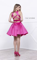 3 of 4 Nox Anabel 6293 Dress Fuchsia