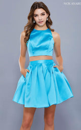 2 of 4 Nox Anabel 6293 Dress Turquoise