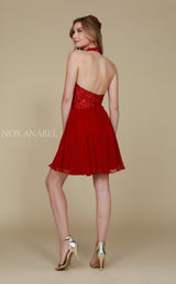 3 of 4 Nox Anabel 6308 Dress Burgundy