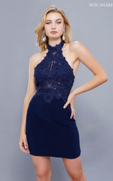 2 of 4 Nox Anabel 6309 Dress Navy-Blue