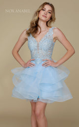 4 of 10 Nox Anabel 6310 Dress Ice-Blue