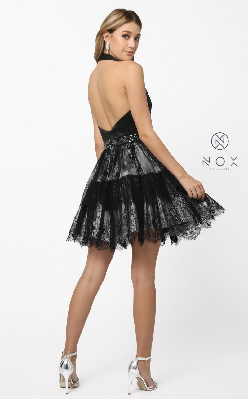 Nox Anabel 6348 Dress Black-Silver